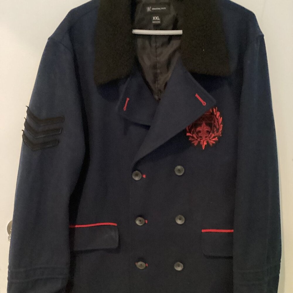 European Military Inspired peacoat XXL